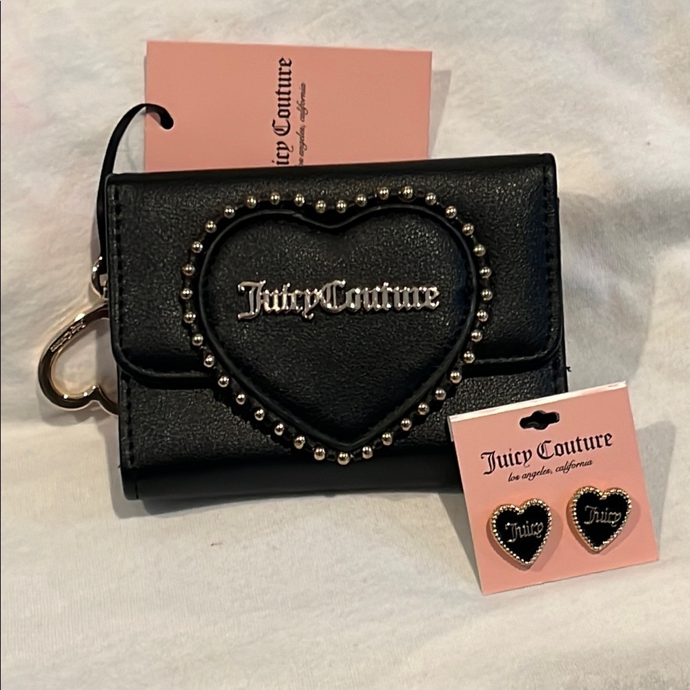 Juicy Wallet and Earrings Gift Set